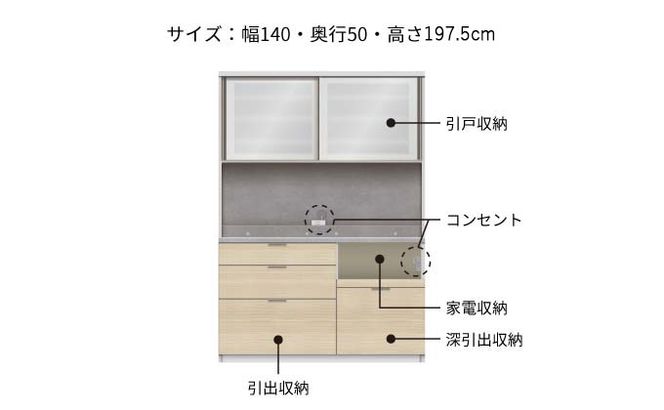 キッチンボード RLH-1400R  [No.1262]