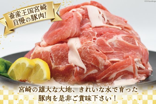 豚肉 日本ハム 定期便 宮崎県産 小間切れ 2kg 500g 4p 3回 総計 6kg [日本ハムマーケティング 宮崎県 日向市 452061046] 小分け 冷凍 細切れ ぶた 細切れ こま切れ