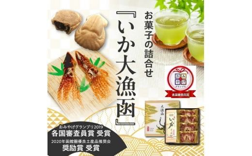 いか大漁函　【函館随一の工芸菓子「いかようかん」と焼チョコ最中「いか五郎商店」とのイカすセット！】_HD070-001