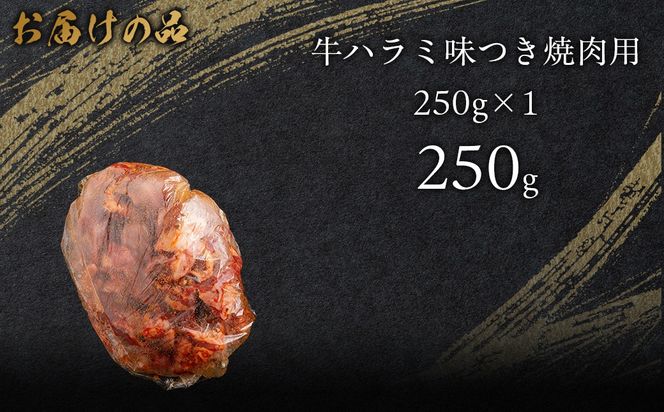 牛ハラミ味つき焼肉用 250g (250g×1)  MROBM035