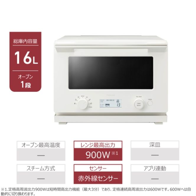 東芝 石窯ドーム リベイクオーブンレンジ ER-RB10B(W) 【kw0240-0552】