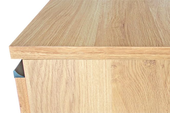ムルート 120 スリムキャビネット NA【ナチュラル 完成品 薄型 収納家具 カウンター下収納 省スペース】(H062388)