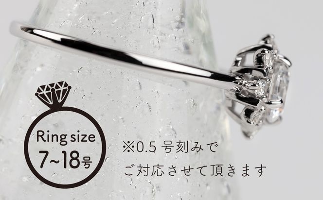 GF064　pt900ダイヤモンドリング 0.50ct+0.10ct（RP-MR-1202）