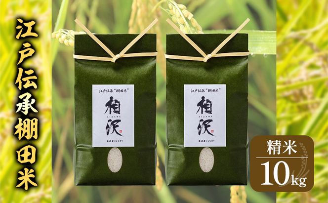 【令和8年産 先行予約】江戸伝承棚田米10kg（5kg×2） お米 コメ