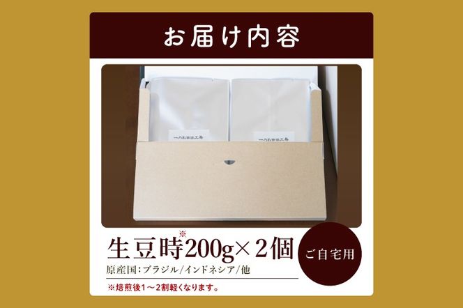 ダブルローストブレンド　中煎り・深煎り　自宅用【埼玉県　春日部市　珈琲　コーヒー　豆　焙煎】（DD006）