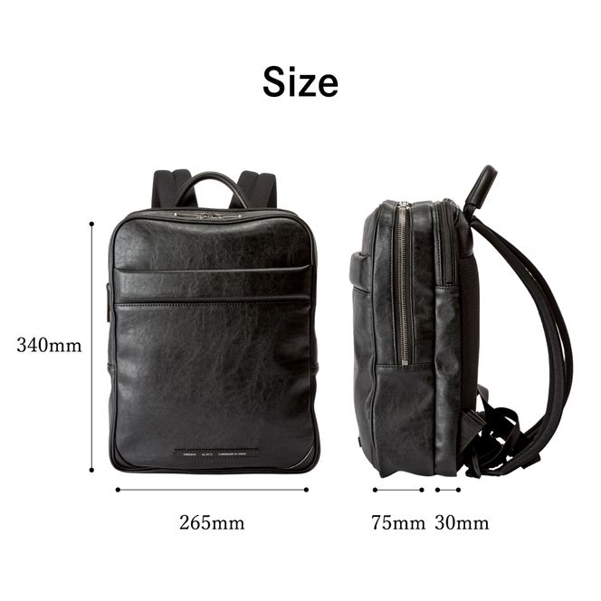 豊岡鞄 リュック CDTH-015 ブラック