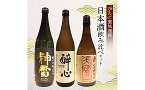 【びんご圏域連携】天寶一(福山市)・醉心山根本店(三原市)・三輪酒造(神石高原町)　日本酒飲み比べセット《30日以内に出荷予定（土日祝除く）》---M-1a---