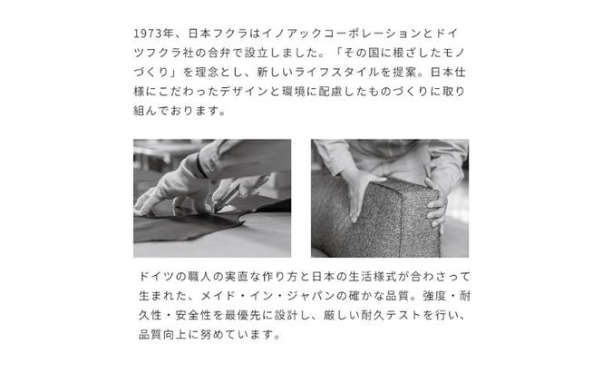 ルベル3Pソファ(布地:FEランク/脚部:木脚 GY) 高級ソファ 輸入布地 国産家具 座り心地 モダン