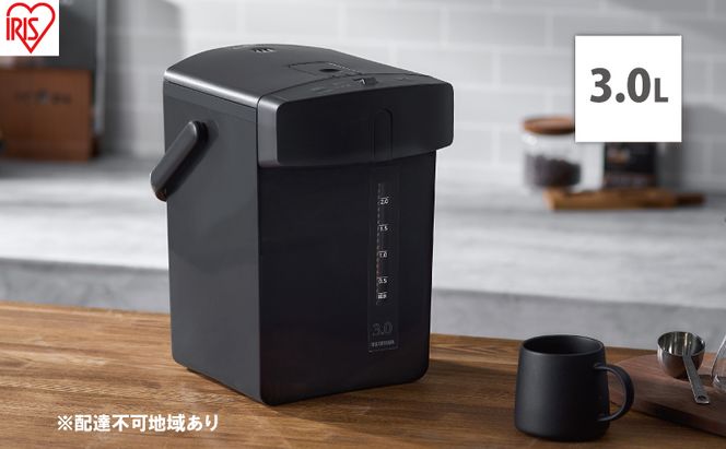 電気ポット ポット ジャーポット 3.0L メカ式 IMHD-230-B ブラック