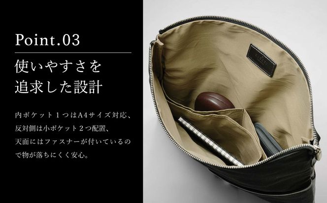 豊岡鞄　クラッチ兼ショルダーバッグ 14-0112-10