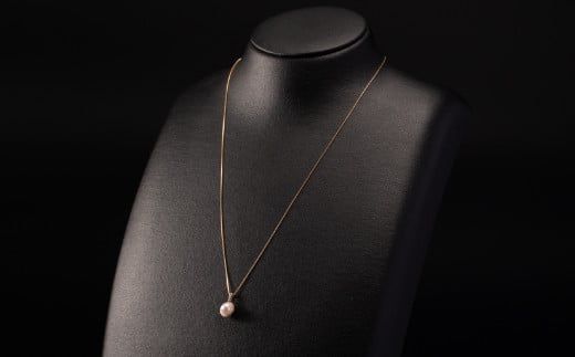 【真珠】【希望の光 ･ 大人シンプルモダン】5.7mm アコヤ真珠ペンダントネックレス
