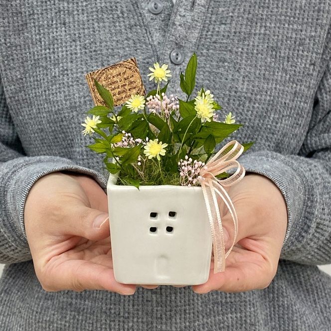 プリザーブドフラワー　ファム　ピンク　春日部市　シュガーパイン(AJ255)