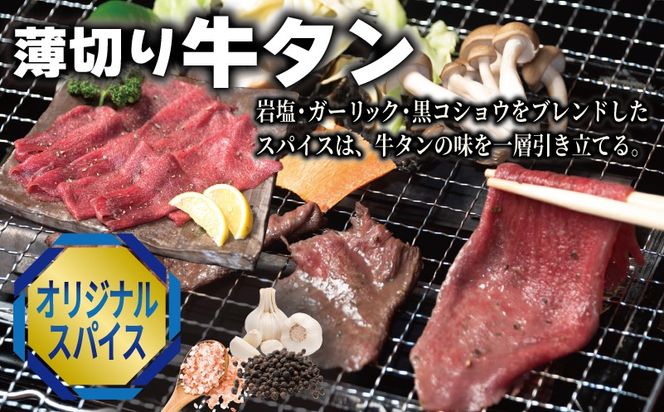 099H4379 牛タン焼肉 オリジナルスパイス＆牛ハラミ甘辛 食べ比べ焼肉セット 合計2kg（250g×8P）