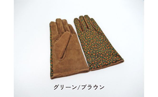 婦人豚革生地コンビ手袋 （001320921）