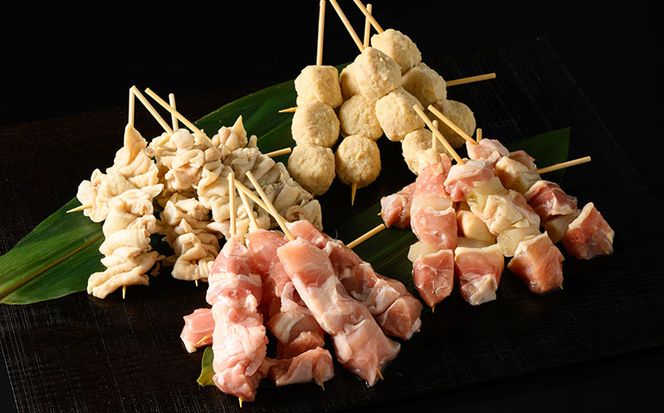 つくば鶏 焼き鳥セット 40本 焼き鳥 焼鳥 もも肉 ネギま ネギ間 鶏皮 つくね 串 串焼き 茨城県 守谷市