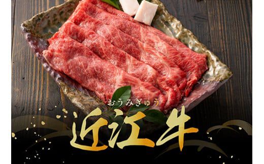 【4等級以上】【近江牛　ウデ】すき焼・しゃぶしゃぶ用【500ｇ】【BI02W】（滋賀県　近江八幡市）