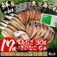 鹿児島県産！干物詰め合わせ・阿久根潮騒セット(7種)国産 九州産 鹿児島産 魚 魚介 干物 ひもの 乾物 鯛 鯵 あじ アジ 鯖 さば サバ かます きびなご セット 詰合せ 【又間水産】akn001-04