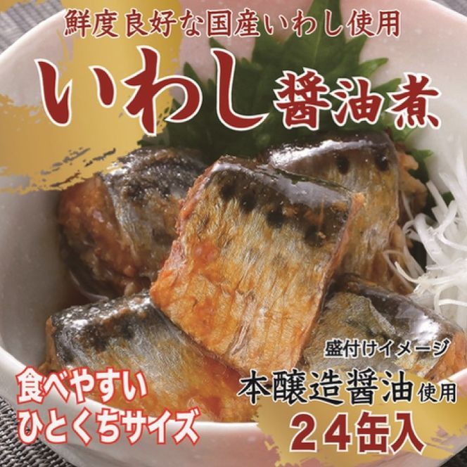 いわし醤油煮 170g×24缶【DHA・EPA・長期保存可能】 [気仙沼市物産振興協会 宮城県 気仙沼市 20563375] 