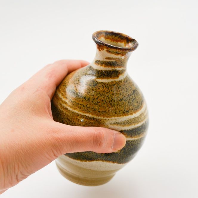 【益子焼】酒器セット (徳利1本 おちょこ2個) | 村澤陶苑 酒器 セット 益子焼 徳利 おちょこ 贈り物 ギフト【食洗機〇 レンジ〇 オーブン×】 (BV007)