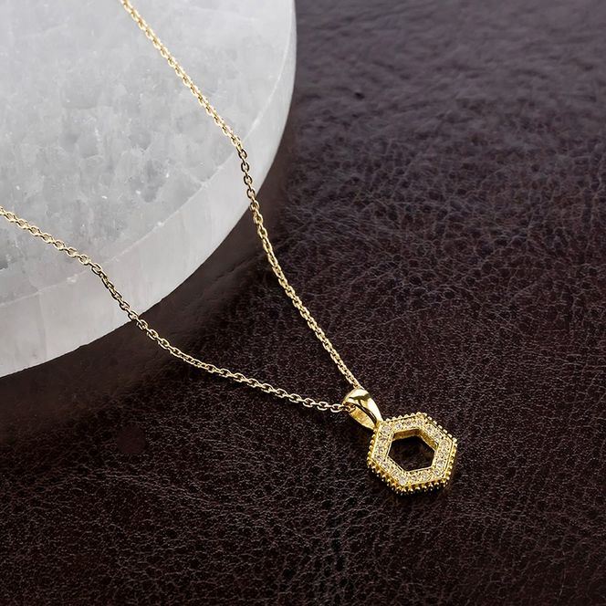 純金 24金 ペンダントトップ レディース 六角形 ダイヤモンド ネックレス ヘキサゴン 金 ゴールド 24k ミル打ち お守り シンプル 人気 ジュエリー 251001202dk24 SWAA357