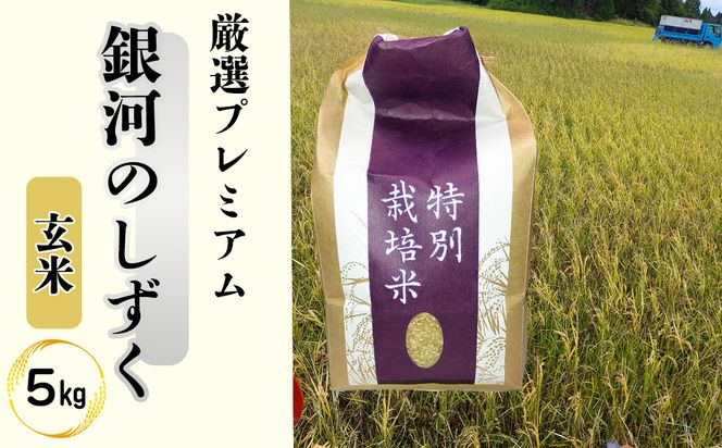 ＜令和8年産予約受付＞銀河のしずく厳選プレミアム 玄米5kg 【2232】