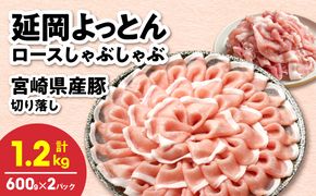 延岡よっとん＆宮崎県産豚 皿盛り2皿セット 各600g×1 N0220-YA5536
