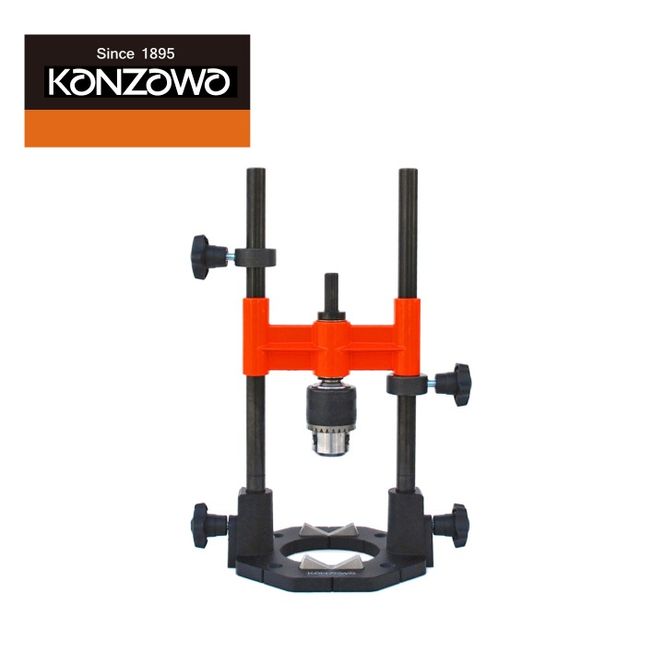 【神沢鉄工】K-501 スーパーポンチ小 K-802 ドリルガイドDX10mm チャック付セット