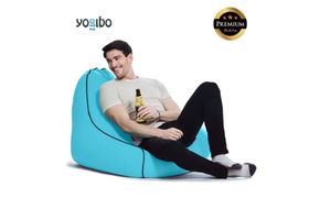 Yogibo Zoola Lounger Premium（ヨギボー ズーラ ラウンジャー プレミアム）＜スカイ＞-[G788-9]