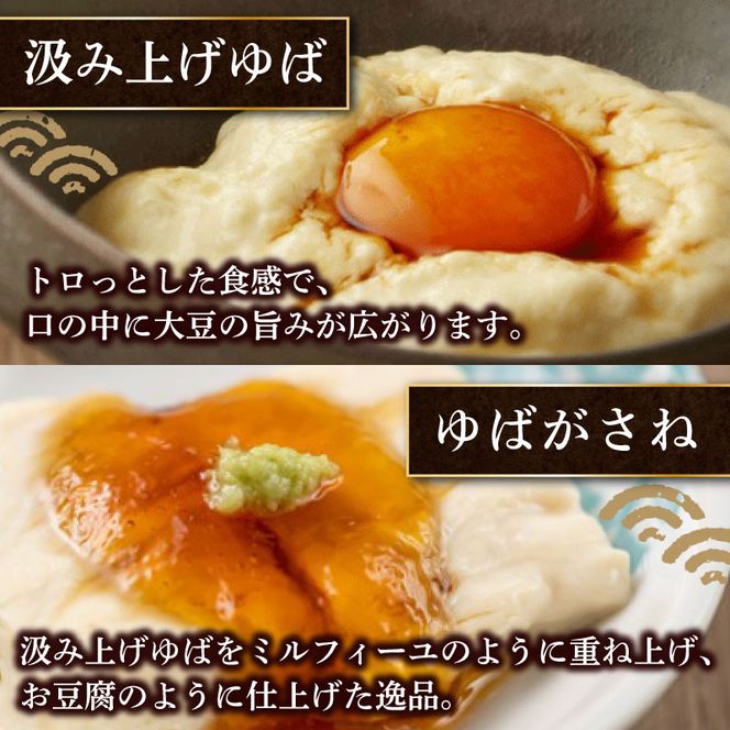 本格 ゆば 4種 セット 京・美山ゆう豆ゆばセット ふかみ 生ゆば 乾燥ゆば つゆ付き 汲み上げゆば ゆばがさね おさしみゆば 湯葉 生湯葉 詰め合わせ 大豆 京都産 丹波黒豆 京都 