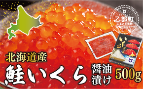 前浜の鮭から丁寧にお届け 輝く 贅沢なひと粒【いくら醤油漬：1パック（500ｇ）】＜ 鮮度にこだわる「笹谷商店」の絶品の醤油タレ イクラ 鮭いくら 鮭イクラ 醤油いくら 醤油イクラ いくら醤油漬け イクラ醤油漬け 醤油漬 いくら丼 秋鮭 国産 北海道産 北海道乙部町 日本海 冷凍 人気 使い道 ふるさと納税 ＞