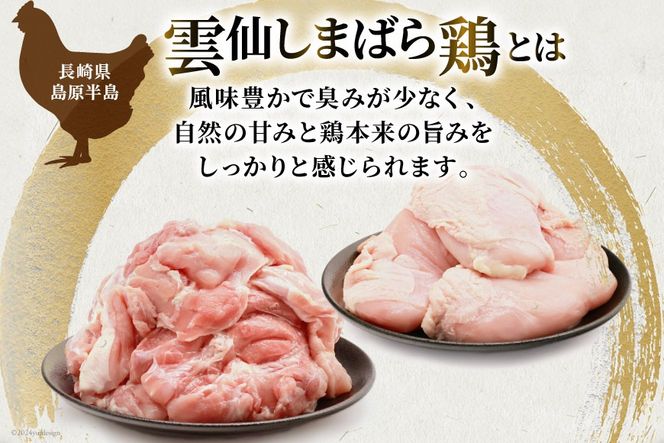 AI085 鶏肉 雲仙しまばら鶏 もも肉 むね肉 各300g 5袋 計3kg [ 小分け 鶏もも肉 鶏むね肉 若鶏 とりもも肉 とりむね肉 とりもも とりむね 肉 チキン 真空パック セット 大光食品 長崎県 島原市 ]