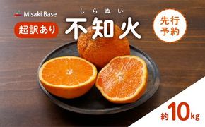 【先行受付】【※超訳あり】不知火（しらぬい） 10kg ◇ | みかん 柑橘 ミカン 蜜柑 mikan 果物 フルーツ 糖度 甘い でこぽん デコポンと同品種 愛媛県 伊方町 Misaki Base ※2025年2月中旬～3月中旬頃に順次発送予定 ※離島への配送不可