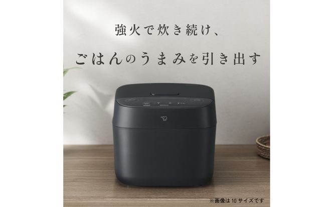 象印 IH炊飯ジャー 1升炊き ( 炊飯器 ) 「 極め炊き 」 NVKA18-BA ブラック 272183_AK104