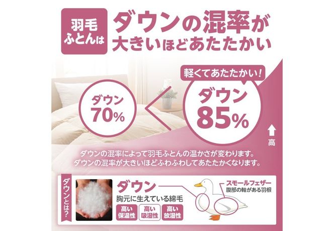 洗える羽毛肌掛けふとん（ シングル～クイーン ） 【 甲州羽毛ふとん 】 洗える 掛けふとん 羽毛ふとん 布団 軽い 軽量 山梨 富士吉田