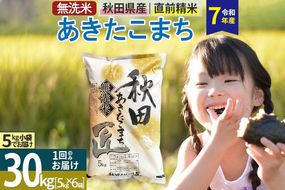 【無洗米】＜令和7年産＞秋田県産 あきたこまち 30kg (5kg×6袋) 30キロ お米 匠|02_snk-031001