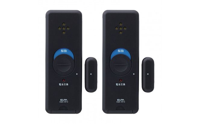 窓ピタッアラーム衝撃＆開放検知２Ｐ　ASA-W13-N2P(DB) 272183_AZ216