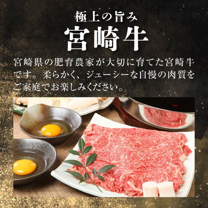 ＜宮崎牛和牛モモ肉すき焼き用300g＞ K01_0012_1