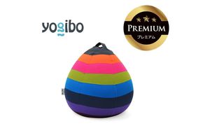Yogibo Drop Rainbow Premium（ヨギボー ドロップ レインボー プレミアム）＜ブライト＞【ビーズクッション ビーズ 座椅子 椅子 クッション ビーズソファー ビーズソファ 新生活 プレゼント インテリア 家具 ベッド ゲーム】-[G778-2]