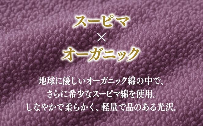 030D162 高級泉州タオル ラガマフィン バスタオル パープル 1枚