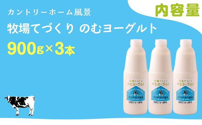 のむヨーグルト 900g ×3 SKB035