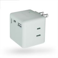 CIO 充電器 電源タップ コンセント マルチタップ 急速充電 USB-C×2 USB-A×1 Mate Tap001 カームブルー｜小型 軽量 おしゃれ 便利 [2689]