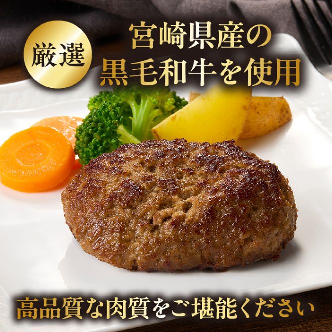 【食べログ百名店】黒毛和牛専門店の宮崎県産黒毛和牛100% 贅沢ハンバーグ 19個 （牛肉 訳あり 惣菜 ハンバーグ 個包装 小分け 冷凍 人気）