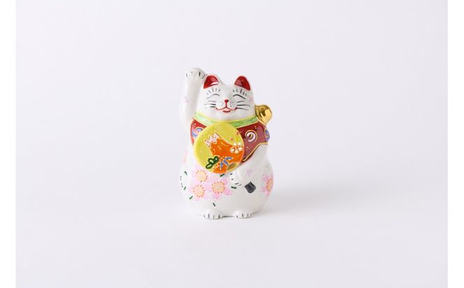 3.5号左団扇招き猫　桜盛 172111_CY13005