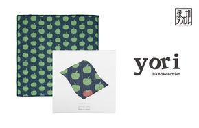 G3961 【スピード発送】yoriハンカチ単品ハンカチギフト（リンゴとトマト）【ハンカチ 泉州タオル 普段使い ギフト 日用品 家族 はんかち】