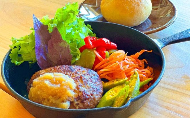 自家製ハンバーグ (4人前) ハンバーグ 肉 冷凍 惣菜 ギフト 沖縄市 / みやんちSTUDIO＆COFFEE[BCCX012]