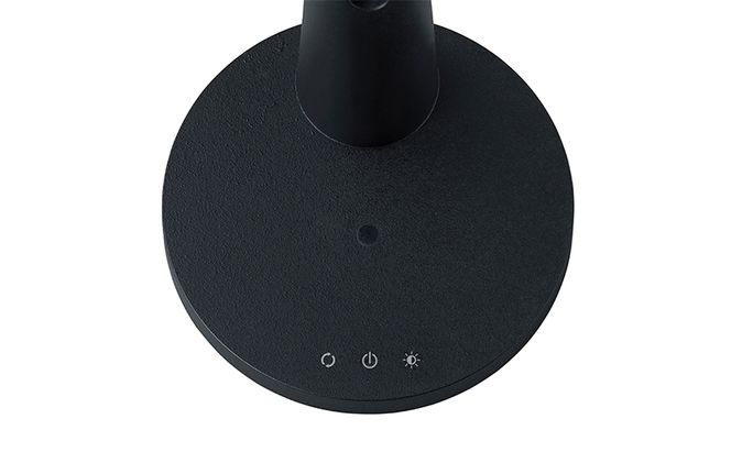 デザインデスクライト LDL-QF02DL-B ブラック デスクライト LEDデスクライト Qi充電シリーズ 平置きタイプ 調光・調色 黒 アイリスオーヤマ 昼光色 白色 電球色 