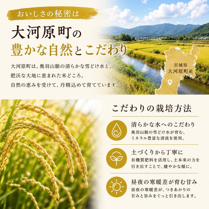 つきあかり 定期便 7回/10kg（5kg×2袋） 令和8年産 新米 ブランド米 白米 精米 【小分け】 宮城県大河原町産
