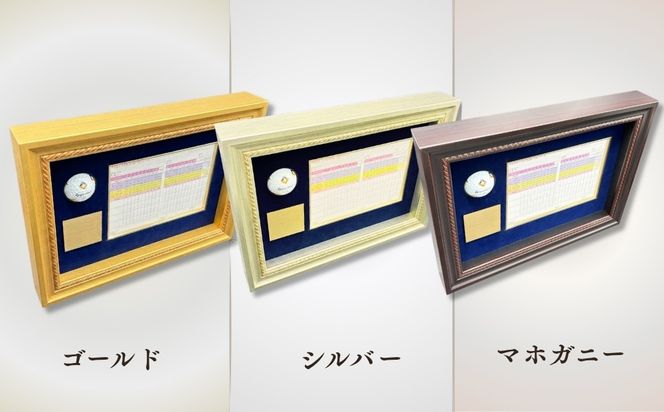 ホールインワン（アルバトロス・エイジシュートetc）記念額縁
