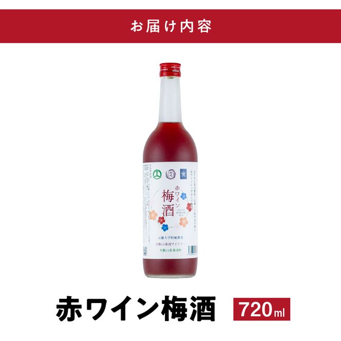 EM6113_赤ワイン梅酒2025　720ミリリットル