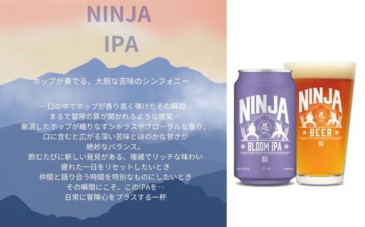 【3ヵ月定期便】NINJA IPA 350ml×24缶
